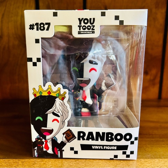 NIB Youtooz #187 Ranboo Youtube 5" Sitting Crown Cat Vinyl Figure NEW IN BOX - Picture 2 of 16